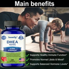 DH EA 100 mg capsules – promotes libido and mood, immune system support