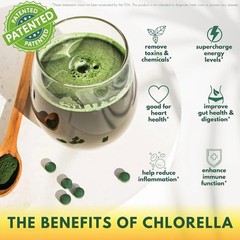 Sunlit Best Chlorella Powder Organic USDA, Broken Cell Wall Chlorellas – 8 oz