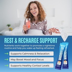 Value!! -MAGICRELAX Calming Sparking Mix 8-in-1 Magnesium KSM-66 Ashwagandha ..