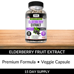 3X 60 count Immune Support, Elderberry capsule, Daily Immune and Antioxidants