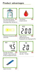 Multifunction Analyzer Glucose Uric Acid Cholesterol Accurate&portable