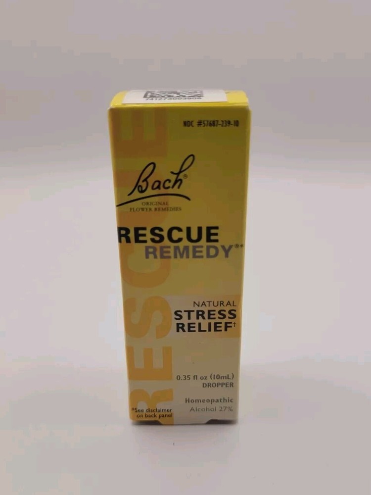 Bach Original Flower Essences Rescue Remedy 0 35 fl oz 10 ml Vegan