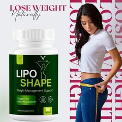 (1 Pack) Lipo Shape Advanced Energy & Fitness Support Formula Lipo Shape 60 Caps