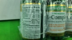3 Pack Nature’s Bounty Super B Complex w/ Vitamin C & Folic Acid 125 New Sealed