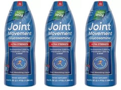 3 Pack – Nature’s Way Joint Movement Glucosamine Liquid, 33.8 fl. oz.