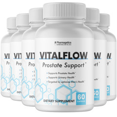 VITALFLOW Prostate Support – 6 Bottles 360 Capsules
