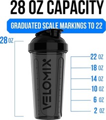 -2 Pack- 28 oz Protein Shaker Bottles for Protein Mixes – 2x Wire Whisk | Leak P