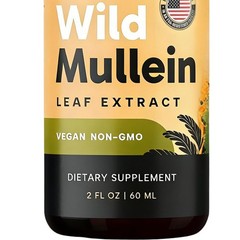 RespiClear Mullein Drops Ginger Extract Lung Respiratory Cleanse Leaf Lemon New