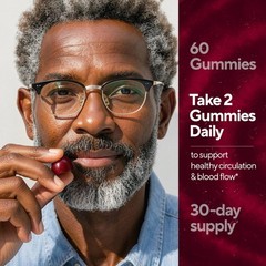 Beet Root Gummies – Beetroot Gummies with CoQ10, Grape Seed, Vitamin C, B12 &…