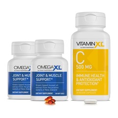 OmegaXL Joint Support Supplement, Natural Muscle 50 Count (Pack of 3)