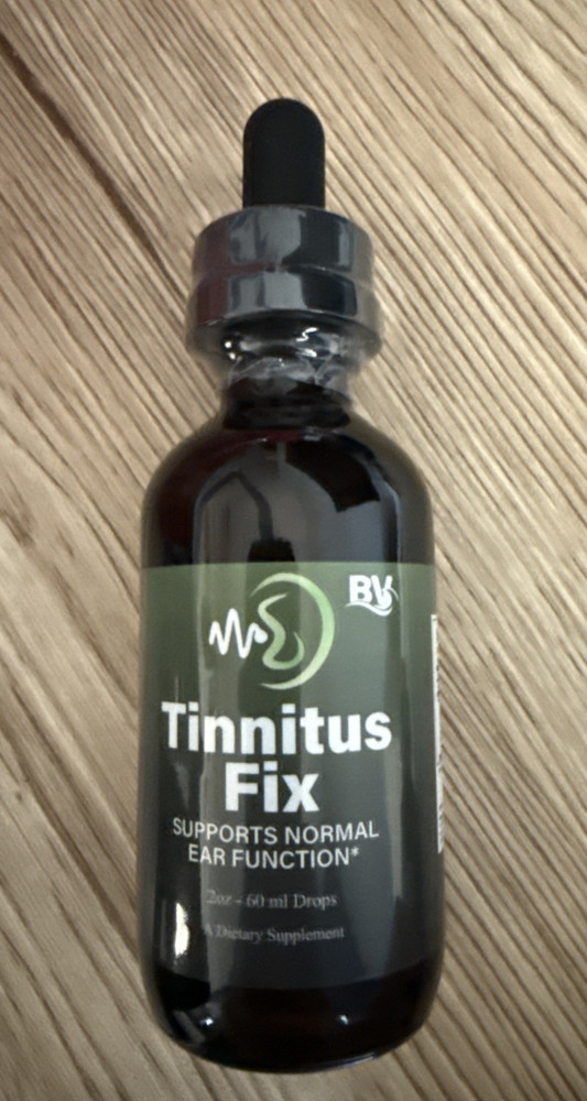 Tinnitus Fix Liquid Drop Supplement 30 Serv per Bottle EXP 1/28 NEW