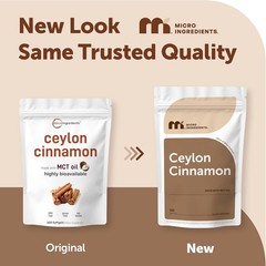 Ceylon Cinnamon Extract Softgels with MCT Oil – 300 Count, Gluten-Free