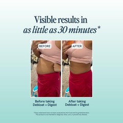 Happy V Debloat + Digest – Digestive Enzymes for Women to Support Bloating, G…