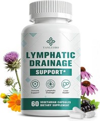 Lymphatic Drainage & Immune Support Supplement Echinacea Horse Chestnut Burdock