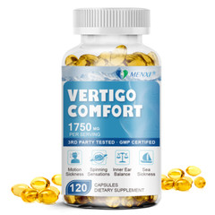 Vertigo Relief 120 Capsules – Dizziness Relief, Drowsy Motion Sickness Relief