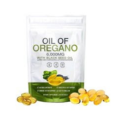 2 In 1 Oil Of Oregano & Black Seed Softgels features Carvacrol , Immune Support