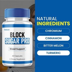 (2 Pack) Block Sugar Pro Capsules, Advanced Blood Support Formula (120 Capsules)