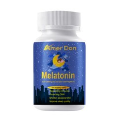 Melatonins 3mg Time-Released Sleep Support Stress Relief 30/60/120 Capsule