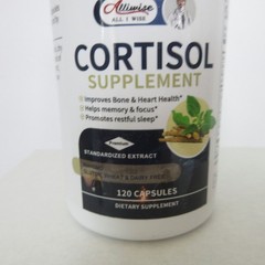 2X Alliwise Cortisol Supplement 240 Capsules (120 x 2) Ashwagandha Chamomile