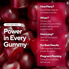 VitaUp Beet Root Gummies – Beetroot Supplement with CoQ10, Grape Seed, Vitami…