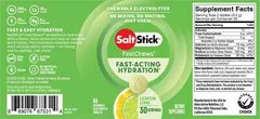SaltStick Fast Chews – Lime – 60 Count Jar – Electrolyte Replacement
