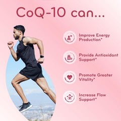 CoQ10 200mg Softgels – Quick Absorption Antioxidant for Heart & Energy Support,