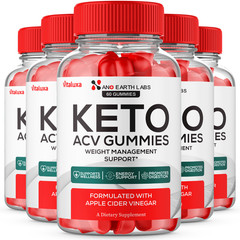 (5 Pack) Nano Earth Labs ACV Gummies Supplement NanoEarthLab Gummy (300 Gummies)