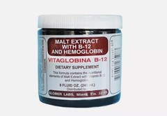 Germa Malt Extract Supplement.Fortified with Hemoglobin,B Vitamins & Iron 8 oz