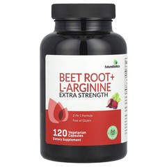 Beet Root + L-Arginine, Extra Strength, 120 Vegetarian Capsules