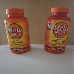 Metamucil 3 in 1 Fiber 160 Capsules Psyllium Fiber Supplement Exp 09/2026