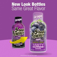 5-hour ENERGY Shot, Extra Strength, Grape, 15 Count – Single Size