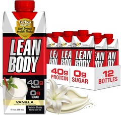 Labrada Lean Body Protein Shake 40G Protein Ready To Drink 17 Fl Oz Pack Of 12