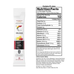 Cranberry Lemon Sugar-Free Energy Powder – 200mg Caffeine for Active Lifestyles