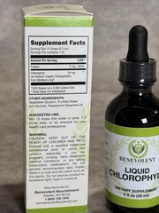 Benevolent Nourishment Liquid Chlorophyll Alcohol Free Peppermint 2 fl oz