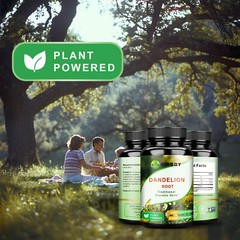 Dandelion Root 1575mg-Liver Kidney Health,Cleansing & Detox,Non-GMO,Gluten Free