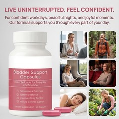 SUUDUUL Bladder Control,Urinary Support Supplement – Pumpkin Seed,…