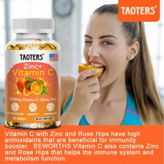 Vitamin C 1200mg,30+60Capsules Vit Supplements,Immune Support,Antioxidation NEW