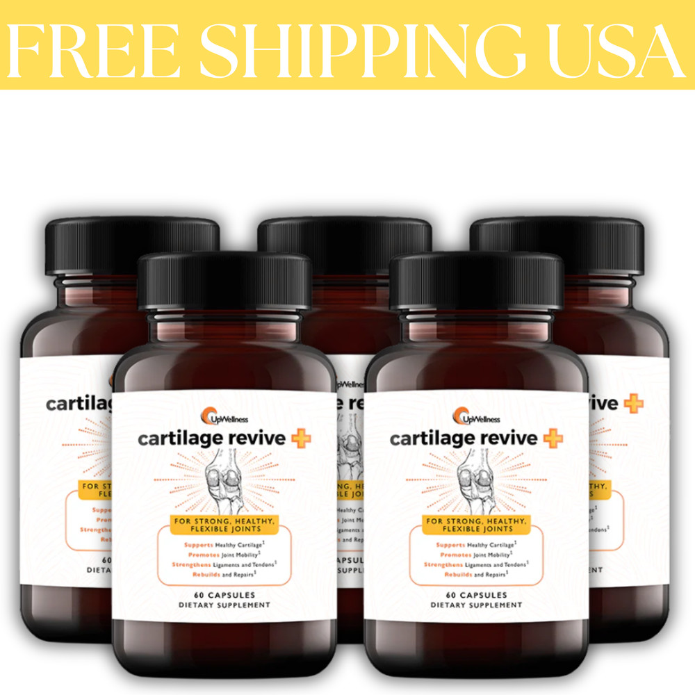 UpWellness (5Pack) Cartilage Revive + Joint Support Supplement for Men and Women