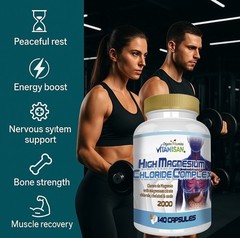 Magnesium Complex 140 Capsules High Absorption Magnesium the Best magnesium USA
