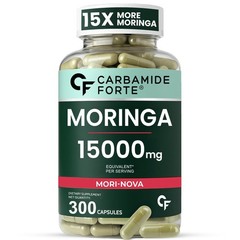 Carbamide Forte Moringa Pure Capsules with 15000mg Per Serving | Moringa Powd…
