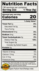 Anthony’s Psyllium Husks 1.5lb