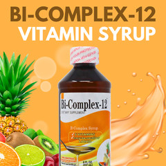 B Complex Syrup Dietary Supplement, Fruit Flavor – 8 fl oz (237ml)