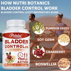Bladder Control – with Pumpkin Seed Extract, Cranberry, Urinary Tract Health