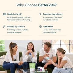 Magnesium Glycinate Complex Citrate Malate Zinc D3 225mg 60 Capsules Bettervits