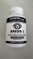 GENERIC4ME AREDS 2 Formula 120 SoftGels Vitamin C 400 IU Vitamin E 04/2027