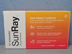 Immunotec SunRay One Weekly Capsule – 4 Capsules – New & Sealed Exp 12/2027