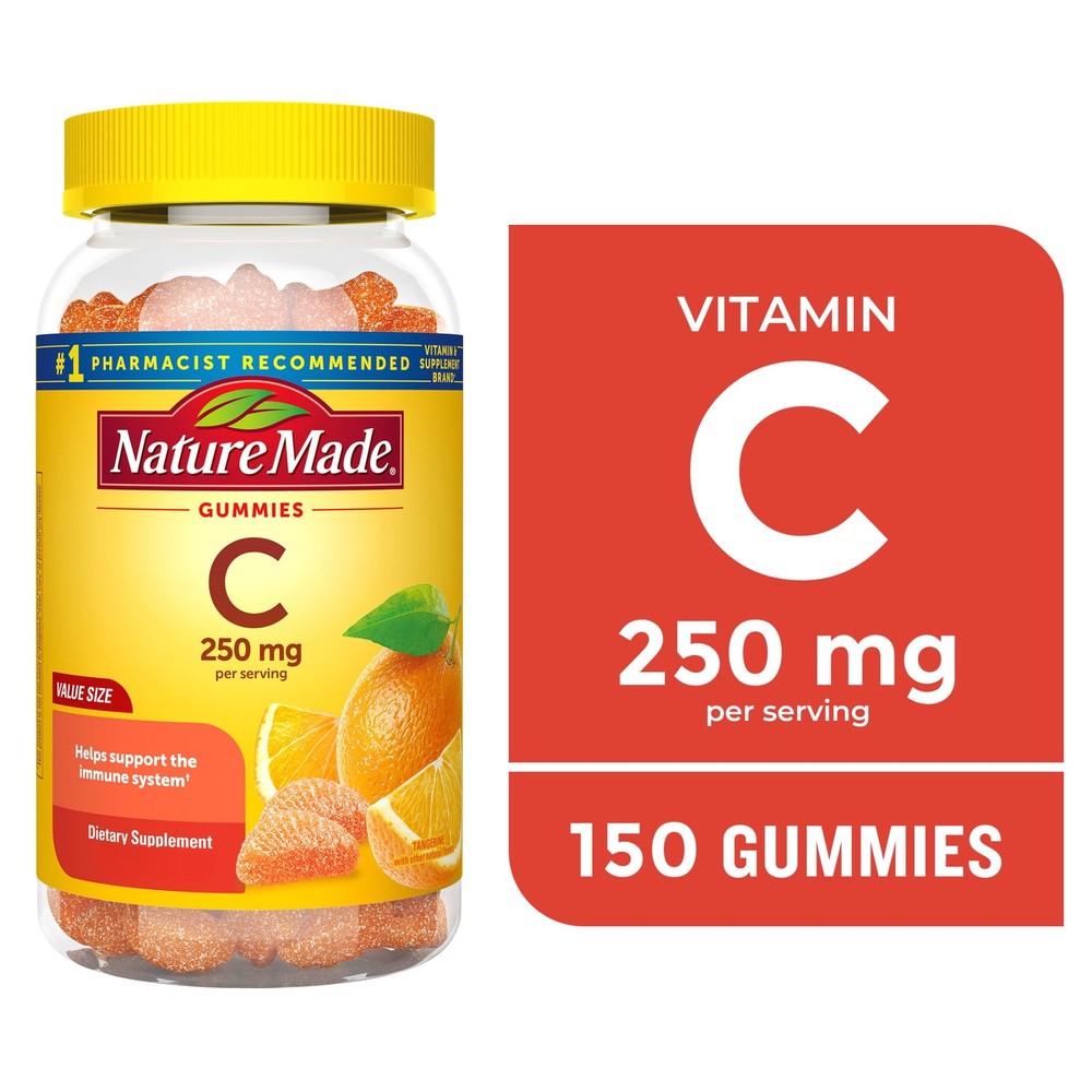 Vitamin C 250mgPer ServingGummies,Dietary Supplement for Immune Support,150Count