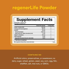 Natural Factors, regenerLife Mitochondrial Function & ATP Production, Powder 81g