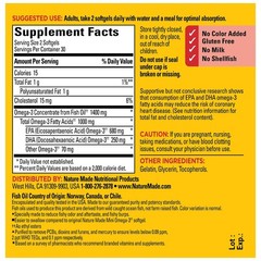 Nature Made Extra Strength Burp-Less Omega-3 from Fish Oil 1400 mg – 60ct