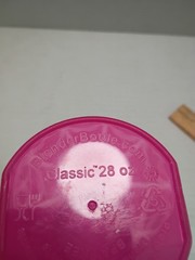 Blender Bottle 28oz Replacement Bottle Base ONLY Pink With White Letters
